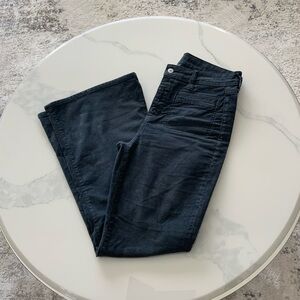 American Eagle Grey Flared Cord Jeans